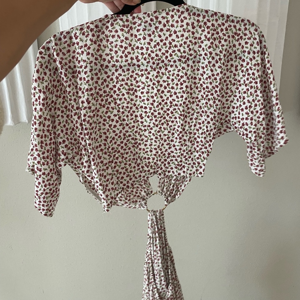 FLORAL MINI DRESS - Picture 4 of 7